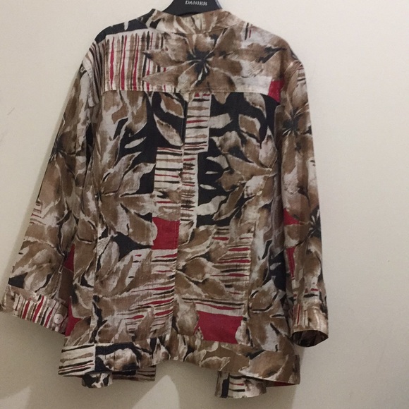 Chico’s printed light jacket (sz 3-XL sz 16) - Picture 2 of 10
